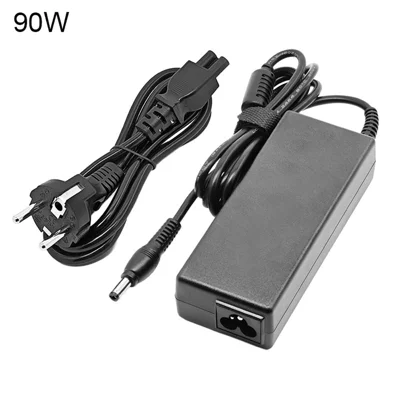 19 V / 4,74 A 90 W Netzteil 5,5 x 2,5 mm Stecker kompatibel mit 5,5 x 2,1 mm für Toshiba / Lenovo / ASUS Laptops – EU-Stecker