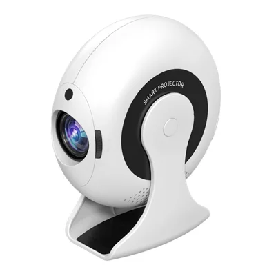 CD200 Android 11.0 Portable Projector 270 Degree Rotation Multifunction LCD Home Theater 1+8GB - EU Plug