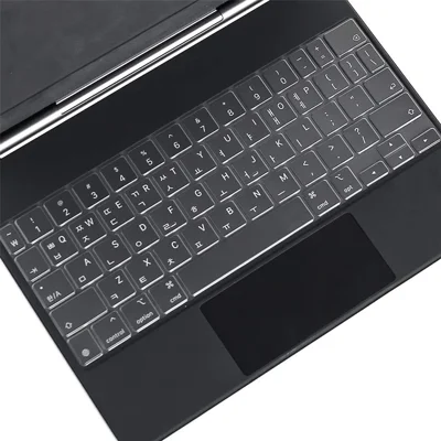 ENKAY iPad Air 11 (2025) / (2024) / Pro 11 (2022 / 2021 / 2020) / Air (2022 / 2020) US Version Magic Keyboard Cover Soft TPU Protective Film - Transparent