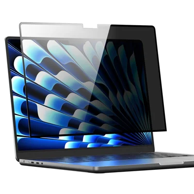 DUX DUCIS سلسلة Leno لجهاز Macbook Air بحجم 15 بوصة (2023) / (2024) واقي الشاشة قابل للإزالة نانو مضاد للتجسس فيلم PET