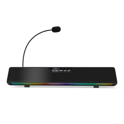 ONIKUMA L13 Enceinte de Bureau Filaire avec Éclairage RGB, Bluetooth 5.4, Subwoofer pour Jeux - Noir