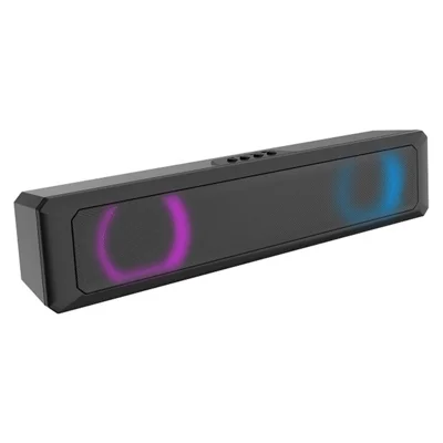 RGB-Licht-Desktop-Bluetooth-kompatibler Lautsprecher Soundbar HiFi-Stereo-TV-Computer-Lautsprecher