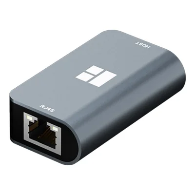 THERMALRIGHT HR-DA105 C USB-C auf RJ45 Gigabit-Ethernet-Adapter Aluminiumlegierung Externe Netzwerkkarte Adapter für Laptop PC - Grau