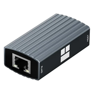 THERMALRIGHT HR-DA107 A USB-C 3.0 to RJ45 Gigabit Ethernet Adapter 1000Mbps Aluminum Alloy Shell Network Card - Gray