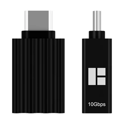 THERMALRIGHT DCA05 C-A Type-C to USB-A Adapter 10Gbps USB 3.2 Gen2 Aluminum Alloy Fast Charging OTG Converter for Laptop Phone - Black