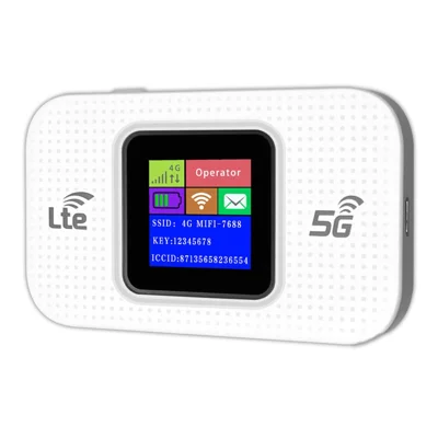 MF68E 4G LTE Wi-Fi Router Type-C Interface Color Display Built-In 3000mAh Battery Portable Router - Europe and Asia Version