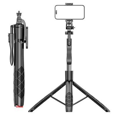CYKE L16 1.8m Extendable Selfie Stick Pop-Up Tripod Stand with Wireless Remote for Live Streaming Photography