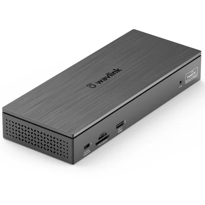 WAVLINK 5K Quadruple Display USB C Universal Docking Station 18-in-1 Laptop Dock DP / HD PD 100W for Macbook / Windows - US Plug