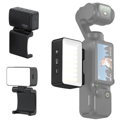 VRIG FD-08 voor DJI Osmo Pocket 3 Camera LED-vullicht 3 kleurtemperaturen 360 graden rotatie fotografielamp