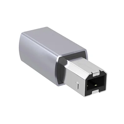 Type-C to USB-B Adapter Cable USB C to Printer Connector for Electronic Piano / Scanner / Fax High Speed Data Sync 480Mbps Plug and Play