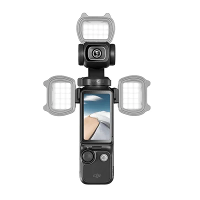 STARTRC pour DJI Osmo Pocket 3 Kit d'éclairage magnétique Lampe de remplissage réglable sur 3 températures de couleur