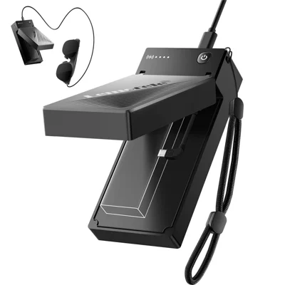 LEMORELE HD200 HD to USB-C адаптер с встроенным аккумулятором 5000 мА·ч, конвертер 4K / 60 Гц для Fire TV Stick, совместим с AR-очками / USB-C мониторами — черный