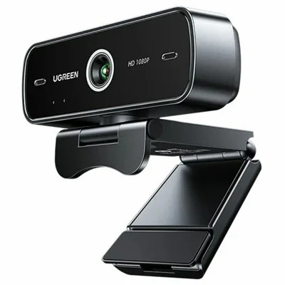 UGREEN CM925-75587 Câmara Web USB 1080P HD com Microfone Duplo Integrado para Videoconferência - Preto