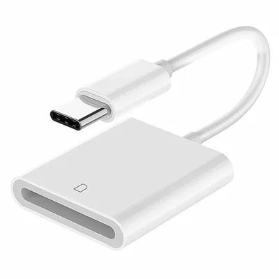 UC-155-SD001 USB 2.0 USB-C to Standard SD SDXC SDHC Card Reader Adapter for MacBook Laptop Tablet Phone