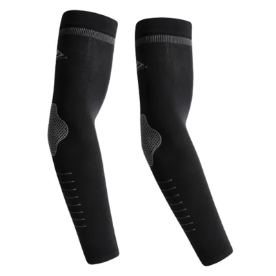 GOLOVEJOY HB39 1 Pair Summer Cycling Cooling Sleeves Sunscreen UV Protection Arm Sleeves - Black