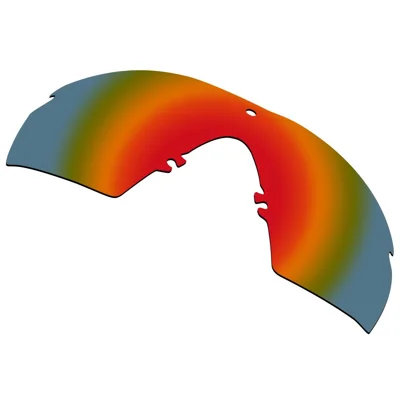 1Pair Replacement Lenses for Oakley Radar M Frame 2.0 Sunglasses (Includes Cleaning Cloth) - Fire Red