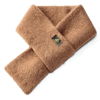 GOLOVEJOY DWJ47 77cm Retro Faux Mohair Men Winter Scarf Warm Outdoor Windproof Scarf - Camel