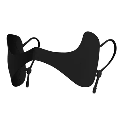 DTJ61 Butterfly Shape Ski Face Mask Fleece Lined Outdoor Windproof Cycling Mask for Men Women - Black