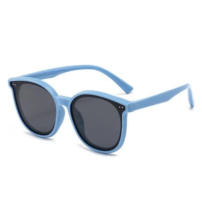 Occhiali da sole polarizzati per bambini da 3 a 10 anni, con montatura morbida in TPEE - Blu