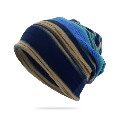 DRNM003 Gorra Multifunción Gorro Bufanda Suave Elástico de Poliéster Diadema Gorra para Hombres, Mujeres - Azul