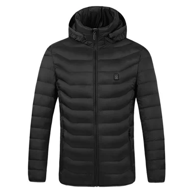 M09 Dual Control 9-Zone 5V USB Heated Jacket Graphene Carbon Fiber 3 Temperature Settings for Winter (without Power Bank)