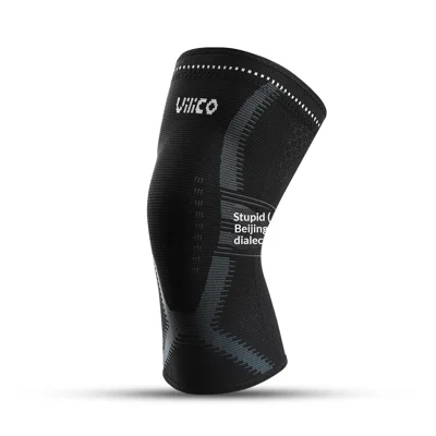 VILICO AB207 1 Peça Suporte de Joelho Anti-derrapante para Basquetebol Futebol Corrida Maratona - M/Preto