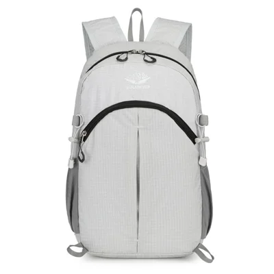 VANAHEIMR 2629 Ultralight Foldable Hiking Backpack Nylon Waterproof Breathable Shoulder Bag for Outdoor Camping Trekking Travel - Gray