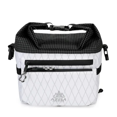 AZELA A1388 20L Bolsa Transversal Multifuncional Impermeável em Tecido Oxford para Caminhadas e Desportos ao Ar Livre - Branco