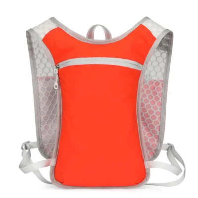 VANAHEIMR 2632 Sac à dos d'hydratation en nylon résistant à l'eau inférieur à 20 L avec bandes réfléchissantes pour randonnée cyclisme course - Orange