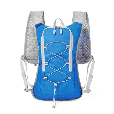 HH&818 8.2L Polyester Outdoor Sports Backpack Splashproof Hydration Pack for Cycling Hiking Travel - Blue