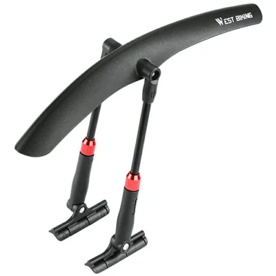 WEST BIKING YP0714030 Road Bike Front Fender PP Quick Release Bicycle Mudguard