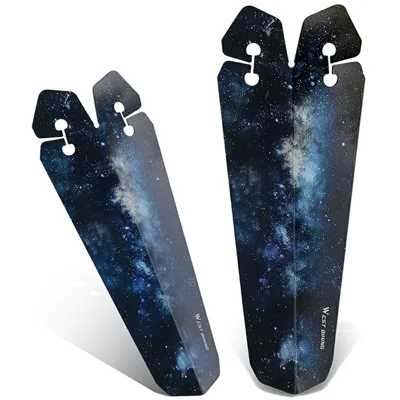 WEST BIKING YP0714033 1Pc Lightweight Road Bike Mudguard High Strength Plastic Bicycle Fender - Galaxy