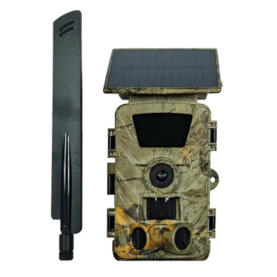 PR903G 5K Outdoor Hunting Cam Night Vision Solar Powered 4G Trail Camera with SIM Card, EU Version