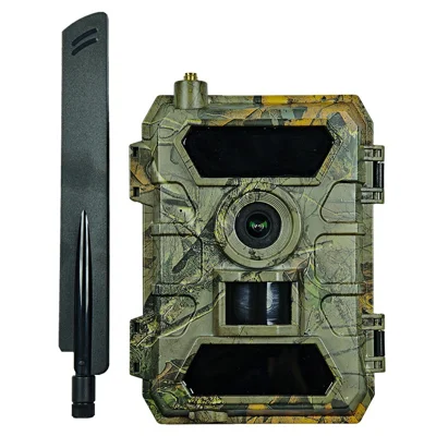 PR902LTE 4G 8K 60MP Spor Kamera IP66 Vandtæt Natkamera PIR Bevægelsesdetektering Jagtkamera til Vildtovervågning - Camouflage