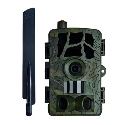 PR804LTE Fototrappola 4G 30MP 1080P Visione Notturna IP66 Impermeabile per Osservazione della Fauna - Mimetico