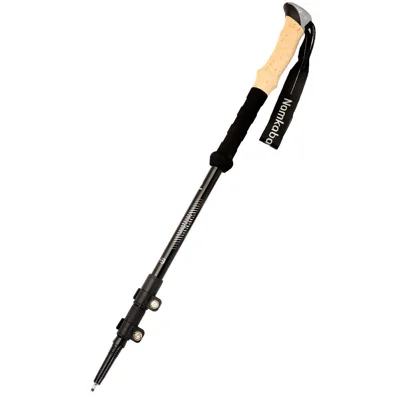 NAMKABAW 63-135 cm Pólo Telescópico de 3 Secções em Liga de Alumínio 6061 com Bloqueio Externo - Preto