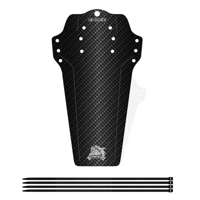 ENLEE Fahrrad-Kotflügel MTB-Schmutzfänger Vorder- und Hinterrad-Schmutzfänger Tragbares modisches Muster Design Fahrrad-Kotflügel Schmutzfänger - Carbonfaser-Textur