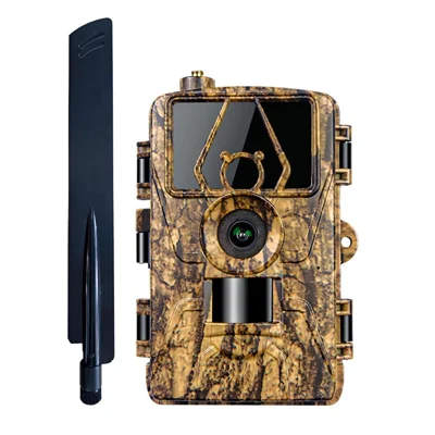 PR801LTE Fototrappola 4G LTE IP66 Impermeabile 8K 60MP con Visione Notturna e Rilevamento PIR per Animali Selvatici - Versione UE