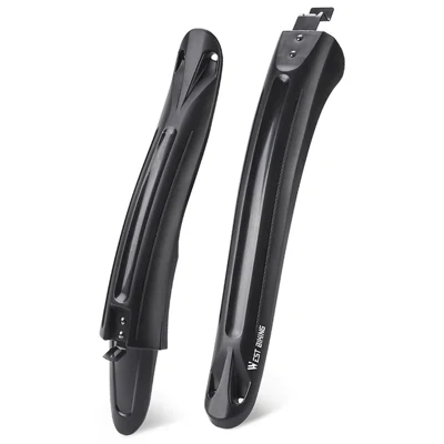 WEST BIKING YP0714028 1 Pair Arc Design Front and Rear Mountain Bike Widened Fenders