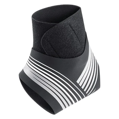 VILICO AB039 Compression Ankle Brace Support Adjustable Wrap for Sprained Ankle - Grey / Left Foot / S