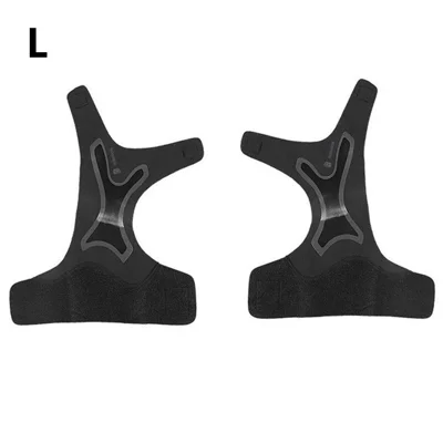 WOSWEIR AN0207 2Pcs Size L Men Women Ankle Support Brace Adjustable Sports Injury Protection SBR Ankle Guard - Black
