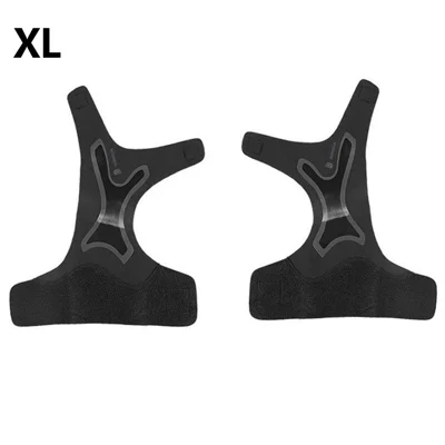 WOSWEIR AN0207 2Pcs Size XL Men Women Ankle Support Brace Adjustable Sports Injury Protection SBR Ankle Guard - Black
