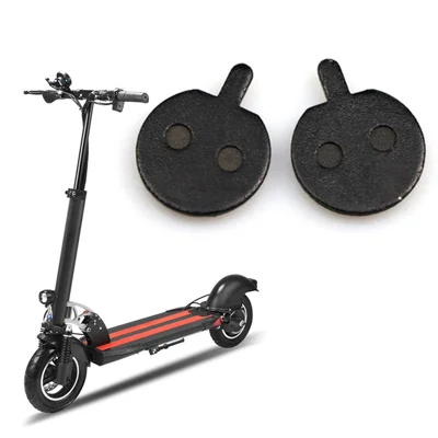 1 Paar Bremsbeläge Ersatzteile für KUGOO M4 10 Zoll Elektroroller Bremssattel Bremsscheibe Bremskomponenten - Schwarz