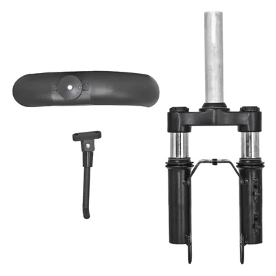 Per Xiaomi M365 / Pro / Pro 2 Ammortizzatore Anteriore Forcella Sospensione + Parafango + Supporto per Piedi Set