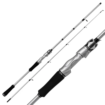 28239-S602 1.8m Casting Spinning Fishing Pole Fiberglass Fishing Rod for Bass, Trout, Crappie Fishing - Spinning