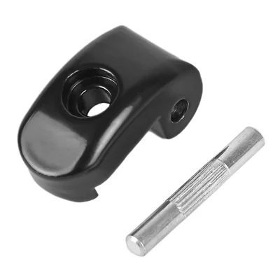 LYXM157 For Xiaomi M365 Electric Scooter Front Folding Hook Lock 304 Stainless Steel Buckle Latch Kit - Black