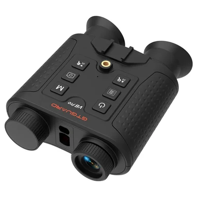 GTGUARD V6 Pro 4K Nachtkijker met Precisie Afstandsmeting Dual Mode 8X Digitaal Zoom 300m Bereik 1080P Opname Digitale Telescoop voor Jagen - Zwart