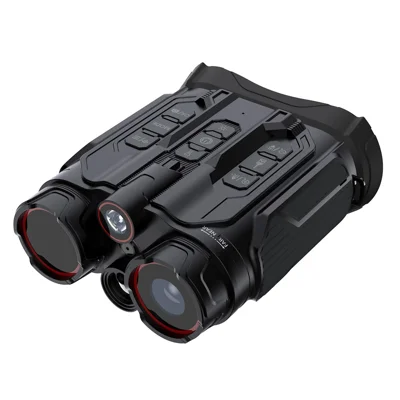 D58 Tactical Night Vision Verrekijker 3,5 inch HD-scherm GPS Infrarood Afstandsmeter voor Buitenshuis Opnemen - Zwart