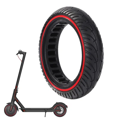 Pneu plein de 8,5 pouces pour Xiaomi M365/Pro/Pro 2 Trottinette électrique, Pneu en caoutchouc à alvéoles épaissi