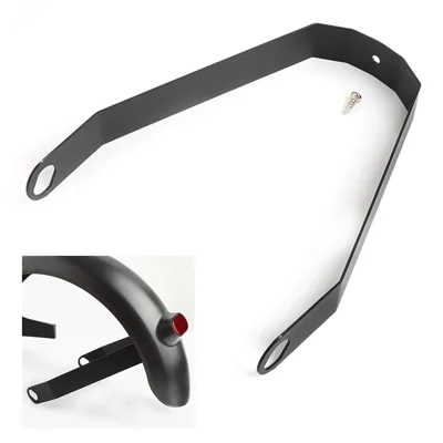 Per il Ninebot Max G30 Electric Scooter Supporto Staffa in Lega di Alluminio per Parafango Posteriore - Nero